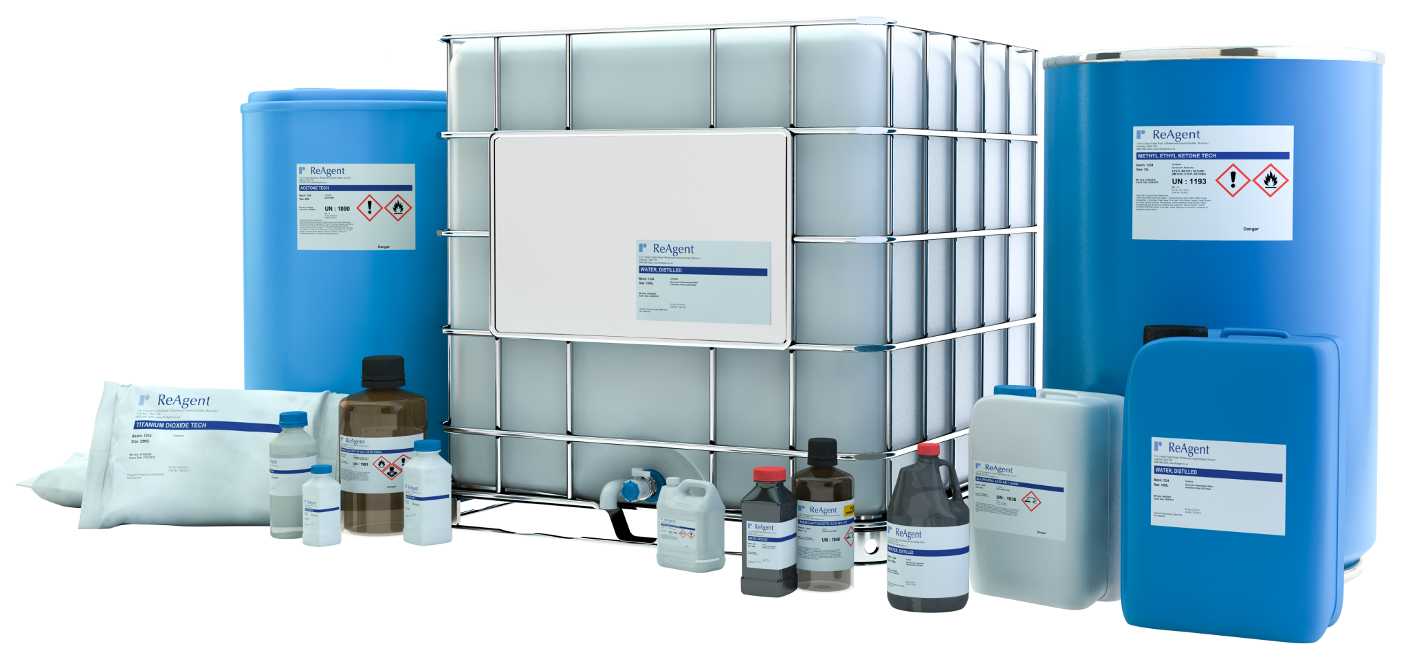 Chemical Manufacturing, Contract Packing & Blending ReAgent UK